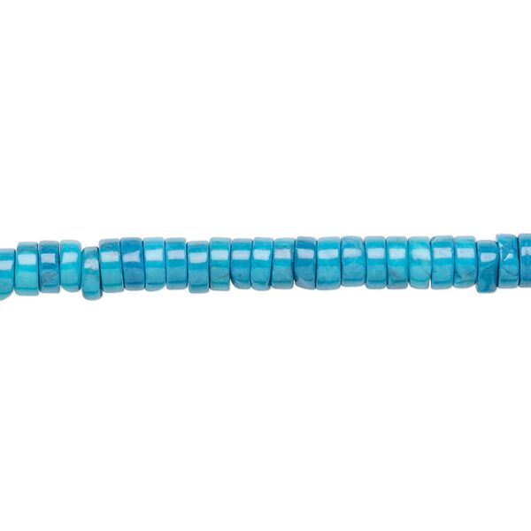 Howlite 1pkg1, heishi bead 15.5-16 inch 4x2mm image number 0