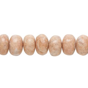 Rose jasper 1pkg1, hand-cut rondelle bead natural 14 inch 10x5mm-11x7mm