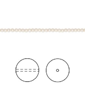 Pearl 1000pk creamrose, Swarovski® 2mm round 5810
