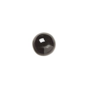 Star diopside 1pkg1, hand-cut non-calibrated round cab natural 10mm