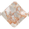 Redline marble 1pkg1, carved flat diamond bead natural, 15 inch 39-43mm image number 0