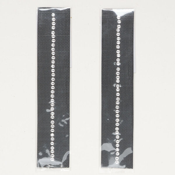 Iron-on transfer 1pkg2 crystal clear, Crystal Passions® SS12 (13mm) round, 5 inch image number 0