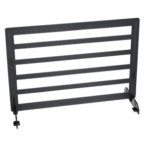 Display, earring, acrylic, black, 9-3/4 x 13 x 5 inches. Sold per pkg of 2.