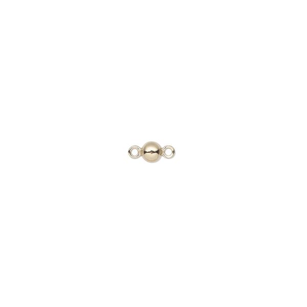 Link, 14Kt gold-filled, 3mm ball. Sold individually. image number 0