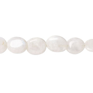 Rainbow moonstone 1pkg1, hand-cut nugget bead natural, 13 inch mini to small