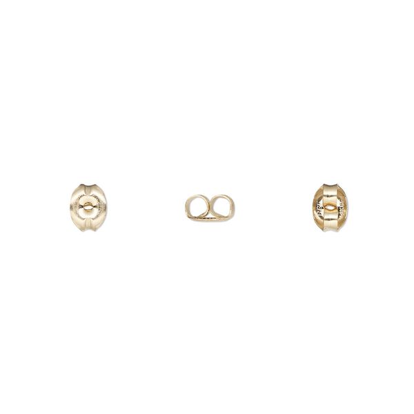 Earnut 1pkg20 14Kt gold-filled, medium weight, 10 pair image number 0
