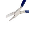 Pliers, EUROTOOL&reg;, round- and flat-nose looping, stainless steel / rubber / nylon, clear and blue, 5-1/2 inches. Sold individually. image number 1