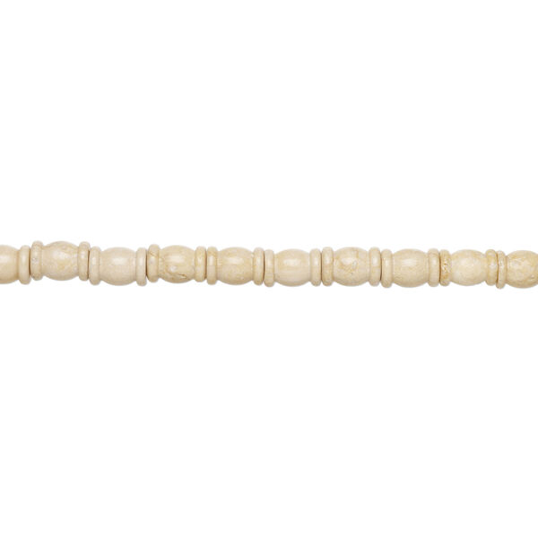 Soapstone 1pkg1, spool bead, 15 inch 20x13mm-22x14mm image number 1