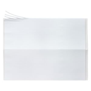 Adhesive strip, Art Edge™, EVA foam, white, 2mm. Sold per 10-inch sheet.