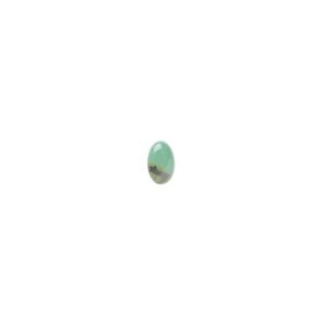 Turquoise 1pkg8, calibrated oval cab 5x3mm