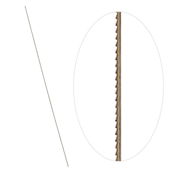 Saw blade, tempered steel, 4/0, 5 inches. Sold per pkg of 144. image number 0