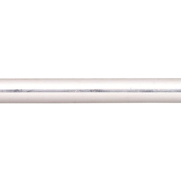 Wire, sterling silver, dead-soft, 6x1.5mm low-dome, 13 gauge, half-round. Sold per 1-foot pkg. image number 0