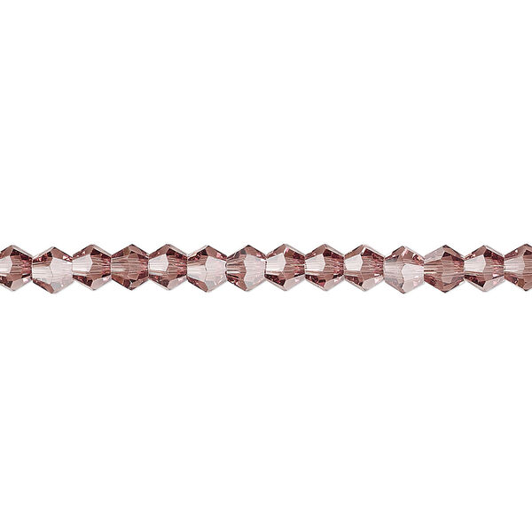 Bead 1pk transparent medium purple, Celestial Crystal® 4mm bicone 15.5-16 inch image number 0