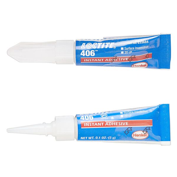 Adhesive, Loctite Prism® 406, glue, pkg/3g tube. image number 0