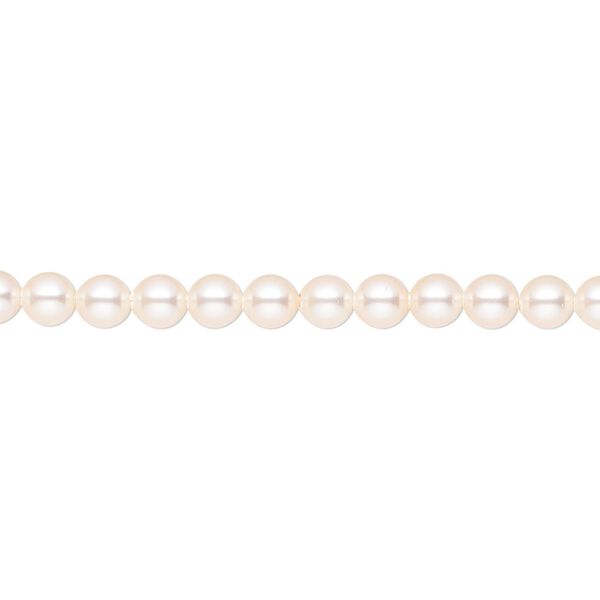 Pearl 100pk creamrose, Crystal Passions® 4mm round 5810 image number 0