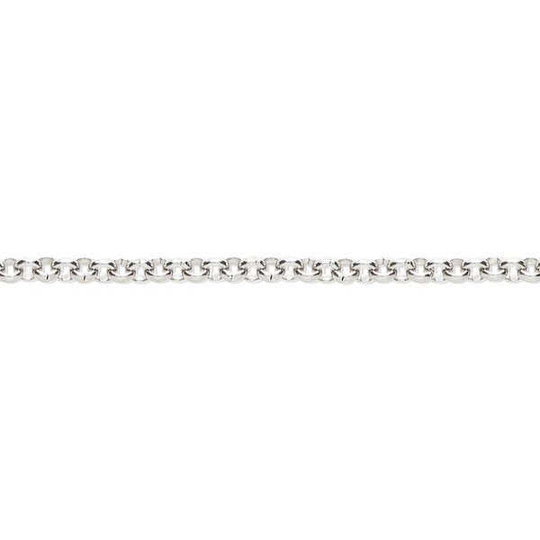 Chain, stainless steel, 2.5mm rolo. Sold per 5-foot section. image number 0