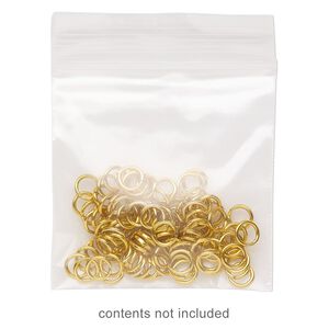 Bag, Tite-Lip™, plastic, clear, 2x2-inch top zip. Sold per pkg of 1,000.