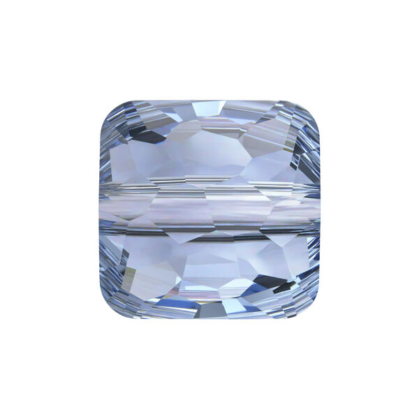 Bead 1pkg288 light sapphire, Swarovski®, 6mm puffed square 5035 image number 0