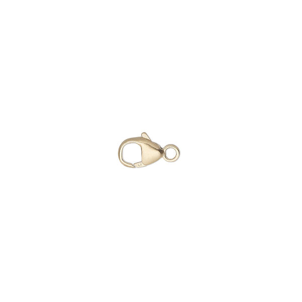 Clasp, lobster claw, 14Kt gold-filled, 7x5mm. Sold individually. image number 0