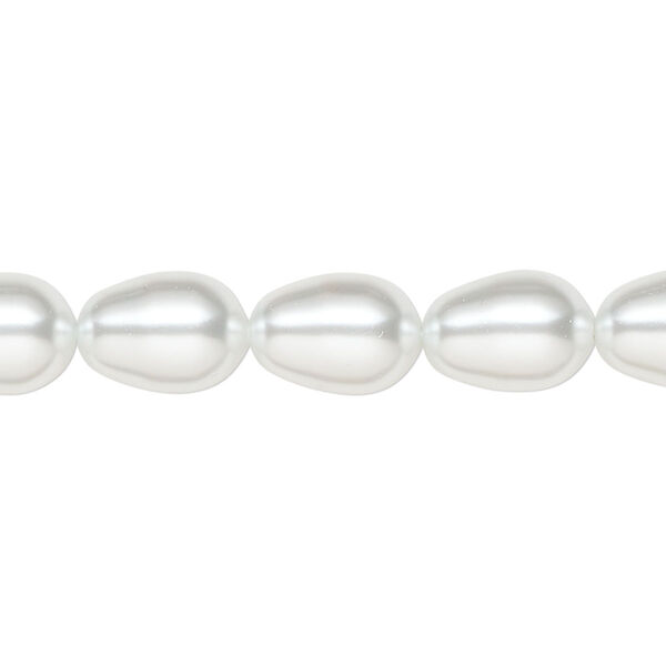 Pearl 250pk moonlight, Swarovski® 11x8mm pear 5821 image number 0
