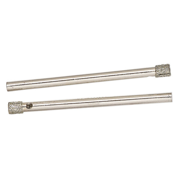 Drill bit, steel, 2-1/4 inches with 4mm diamond-coated shank, Sold per pkg of 2. image number 0