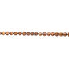Freshwater pearl 1pkg1, puffed flat round, 15 inch copper rose 11-13mm cultured image number 1