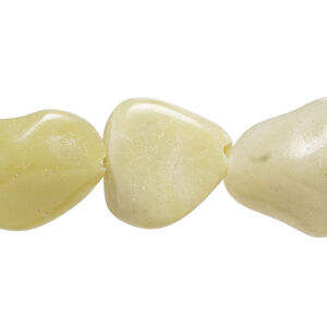 Multi-serpentine 1pkg1, nugget bead natural 15 inch large