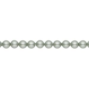 Pearl 500pk powder green, Swarovski® 4mm round 5810