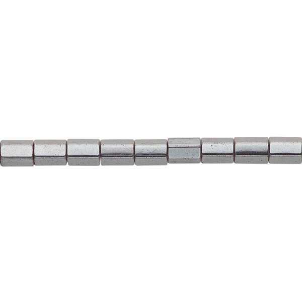 Bead, Hemalyke™ (man-made), 5x4mm hexagon tube. Sold per 16-inch strand. image number 0