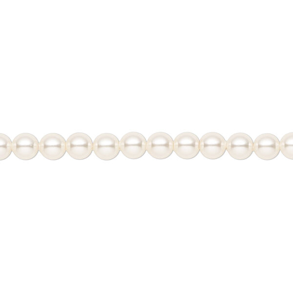 Pearl 500pk light creamrose, Swarovski® 4mm round 5810 image number 0