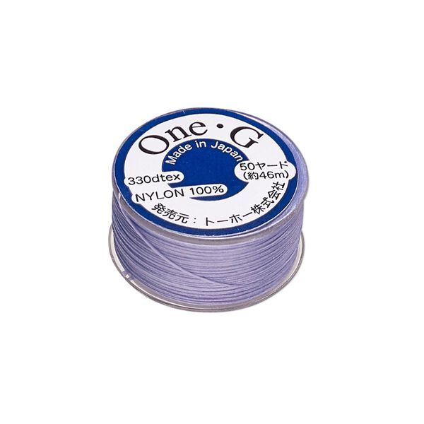 Thread, One-G™, nylon, pkg/50 yards, light lavender, size 0. image number 0