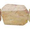 Rainbow marble 1pkg1, 2-cut flat freeform bead natural, 15 inch 39x29mm-40x31mm image number 0