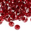 Drop 144pk scarlet, Swarovski® 8mm pendant mini disk 6428 image number 1