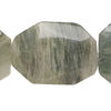 Green line jasper 1pkg1, faceted freeform bead natural, 15 inch 37x26mm-39x28mm image number 0