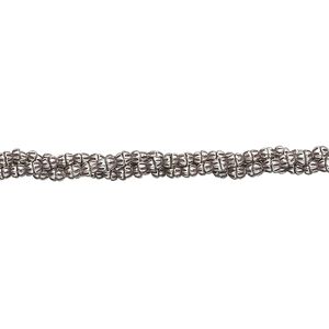 Bead, Hill Tribes, antiqued fine silver, 1x1mm cone. Sold per 16-inch strand.