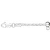 Sterling silver 1pkg1, French rope chain 18 inch / ball / closed loop 2mm / 5mm image number 0