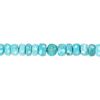Kingman turquoise 1pkg1, hand-cut faceted rondelle B grade, 15.5-16 inch graduated 4x3mm-6x4mm image number 1