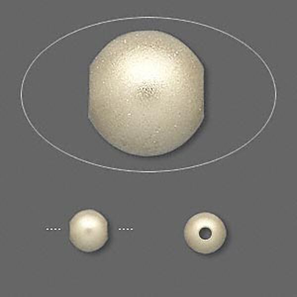 Bead, 14Kt gold-filled, 6mm satin round. Sold per pkg of 2. image number 0