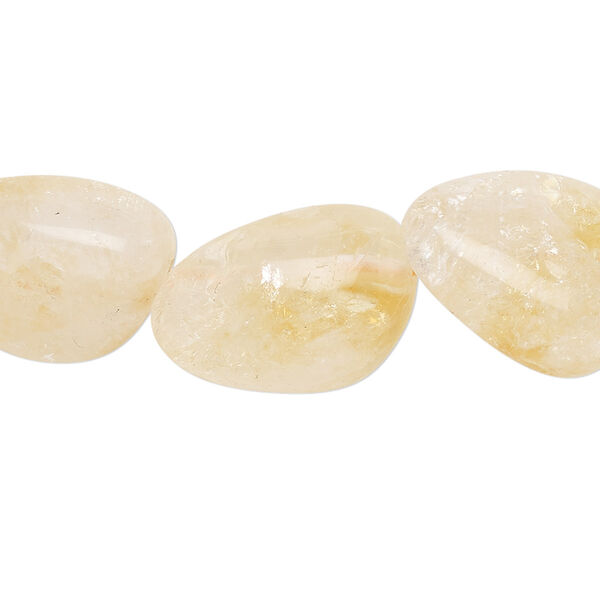 Citrine 1pkg1, nugget bead C- grade, 15 inch medium image number 0