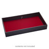 Display tray, paper and fiber board, black, 14-3/4 x 8-1/4 x 2 inches. Sold individually. image number 1