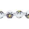 Bead, glass 1pkg8, multicolored, 12mm hand-painted round. image number 0