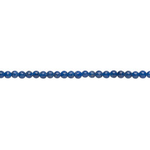 Lapis lazuli 1pkg1, round bead natural 15.5-16 inch 2mm