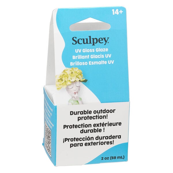 Sculpey&reg; acrylic emulsion 1pkg1, glaze 2 fluid ounce bottle clear (ASGUV2) image number 0