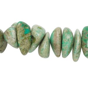 Turquoise 1pkg1, chip bead 15 inch extra-large