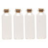 Component, glass and cork, clear, 79x27mm bottle with stopper. Sold per pkg of 24. image number 1
