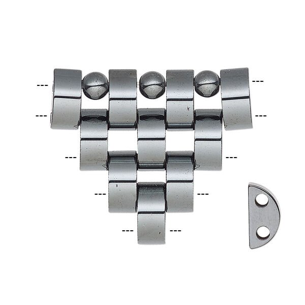Focal, Hemalyke™ (man-made), 29mm triangle. Sold individually. image number 0