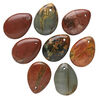 Red creek jasper 1pkg8, teardrop drop 25x18mm image number 3