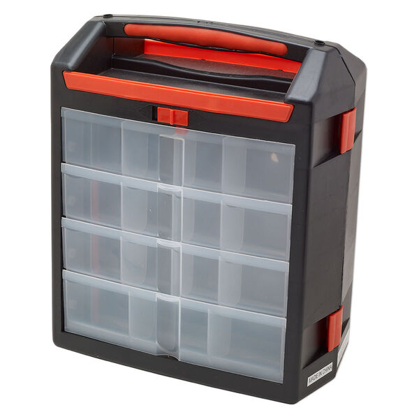 Organizer, plastic, folding with 8 trays, 14 x 6-1/2 x 12-1/2 inches.  Sold individually. image number 1