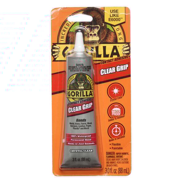 Adhesive 1pkg3floz, GORILLA Clear Grip&reg;, clear image number 1
