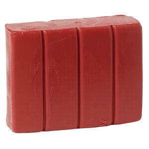 Polymer clay, Sculpey® PREMO, cayenne. Sold per 2-ounce bar.